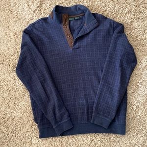 Mens Vintage Bobby Jones long sleeve collared shirt. Size Medium.